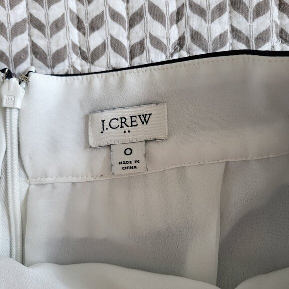 J. Crew Navy &  white skirt - Picture 2 of 5